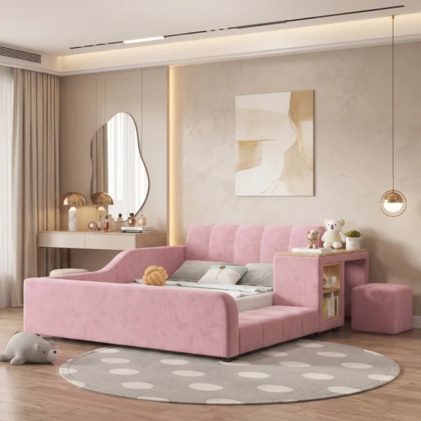 Mila Storage Nook Kids Bed Custom Made Bed Dubai UAE (2) Kids Bed with Storage Dubai