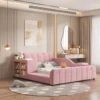 Mila Storage Nook Kids Bed Custom Made Bed Dubai UAE (4) Pink Upholstered Kids Bed UAE