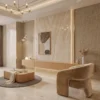 Modern Oak Wall-Mounted TV Unit with Matching Coffee Table in Dubai UAE (7) Premium Wall Mounted TV Unit Abu Dhabi