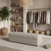 Modern Upholstered Storage Ottoman Bench Dubai UAE (4) Modern Upholstered Storage Ottoman Bench Dubai UAE
