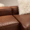 Molto-Leather-Sectional-sofa Molto Leather Sectional Sofa in brown by Marina Living UAE