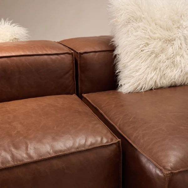 Molto-Leather-Sectional-sofa Molto Leather Sectional Sofa in brown by Marina Living UAE