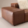 Molto-Leather-Sectional-sofa Molto Leather Sectional Sofa in brown by Marina Living UAE