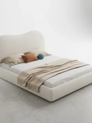 Mona-Cream-Wave-Headboard Mona Cream Wave Headboard by Marina Living in Dubai UAE