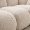 Mora-Straight-Sofa Mora Straight Sofa in beige boucle by Marina Living UAE