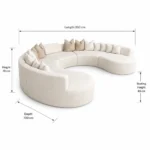 Nora Curve Sofa - Image 5