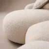 Noria-Corner-Sofa Noria Corner Sofa in beige bouclé by Marina Living UAE