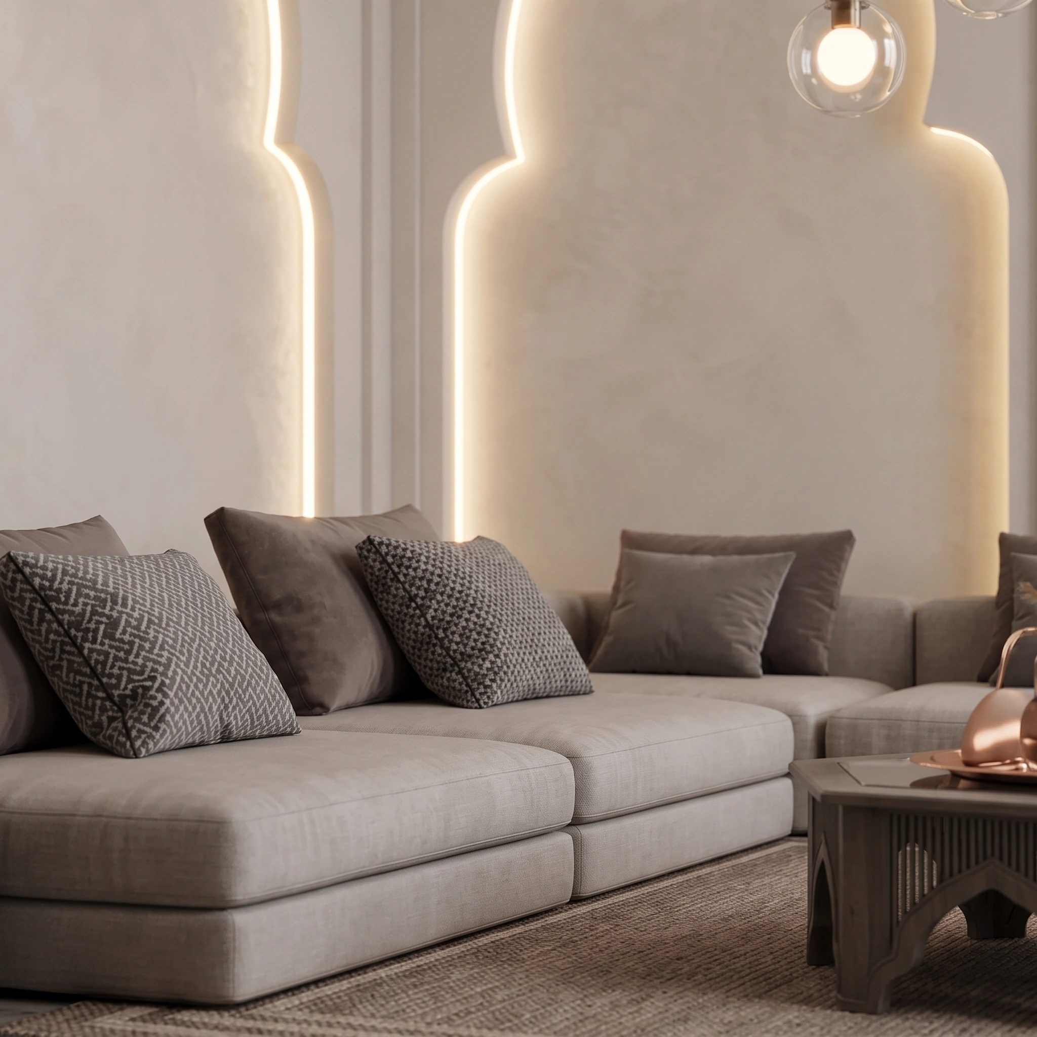 Contemporary Arabian Majlis Sofa Dubai