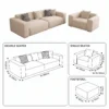 Nuvel-Luxury-Sofa Nuvel Luxury Sofa in beige linen by Marina Living UAE