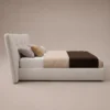 Nuvia-Luxury-Bed Nuvia Luxury Bed in beige linen by Marina Living UAE