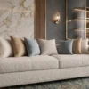 Oakley-Luxury-Sofa Oakley Luxury Three-Seater Sofa in beige linen by Marina Living UAE