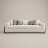 Oakley-Luxury-Sofa Oakley Luxury Three-Seater Sofa in beige linen by Marina Living UAE