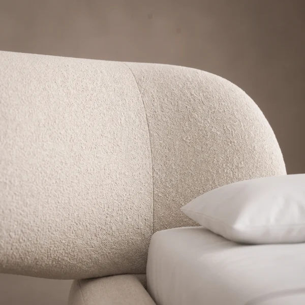 Oria-Storage-Bed Oria Storage Bed in beige fabric by Marina Living UAE