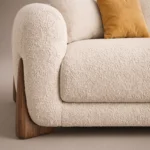Orian Walnut Legs Sofa by Marina Living UAE