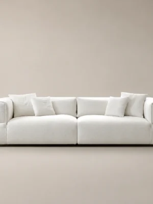 Orvel-Modern-3-seater-Sofa Orvel Modern 3-Seater Sofa in beige linen by Marina Living UAE