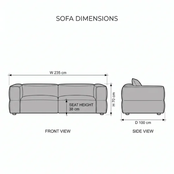 Orvel-Modern-3-seater-Sofa Orvel Modern 3-Seater Sofa in beige linen by Marina Living UAE