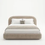 Rada Curved Upholstered Bed