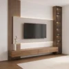 Rivano Walnut Floating TV Media Wall Unit Rivano Walnut Floating TV Media Wall Unit by Marina Living UAE
