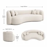 Sienna Curve Sofa - Image 5