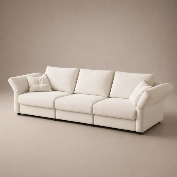 Solen-3-Seater-Sofa Solen 3-Seater Sofa in beige by Marina Living UAE