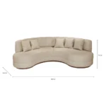 Sorrento Luxury Curved Modular Sofa - Image 7