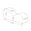 Sway S-Shaped Sofa Sway S-Shaped Sofa in red soft fabric by Marina Living UAE