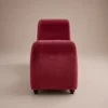 Sway S-Shaped Sofa Sway S-Shaped Sofa in red soft fabric by Marina Living UAE