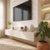 Valenza LED Display TV Wall Unit with Shelves Dubai UAE (2) LED TV Wall Unit with Shelves Dubai