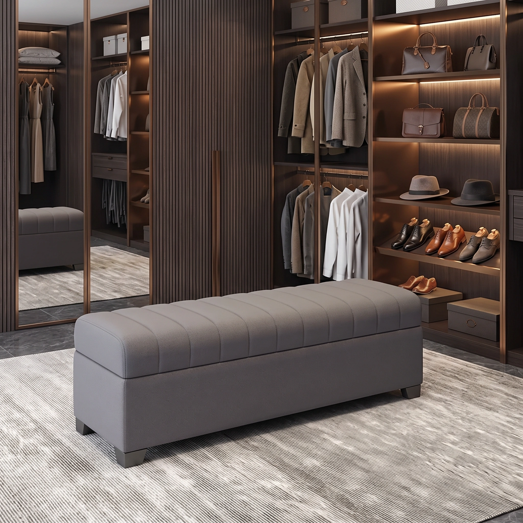 Valora Channel Storage Ottoman Bench Dubai UAE (1) Valora Channel Storage Ottoman Bench Dubai UAE