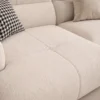 Veyra-L-Shape-Sofa Veyra L-Shape Sofa in beige linen by Marina Living UAE