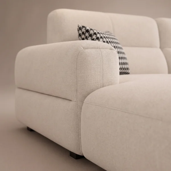 Veyra-L-Shape-Sofa Veyra L-Shape Sofa in beige linen by Marina Living UAE