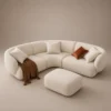 Viona-Modular-Corner-Sofa Viona Modular Corner Sofa in beige linen by Marina Living UAE