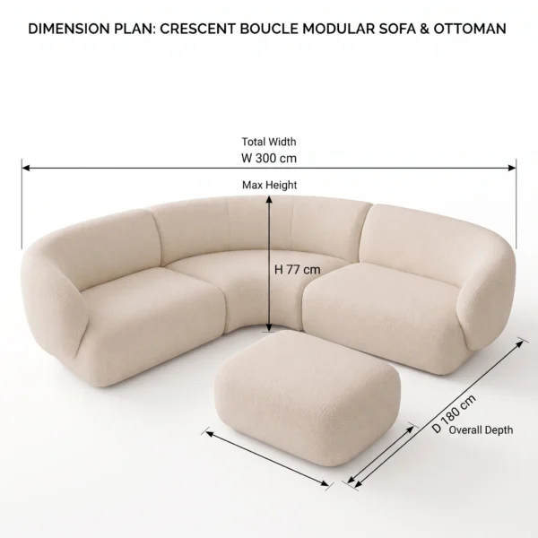 Viona-Modular-Corner-Sofa Viona Modular Corner Sofa in beige linen by Marina Living UAE