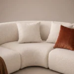 Viona Modular Corner Sofa in beige linen by Marina Living UAE
