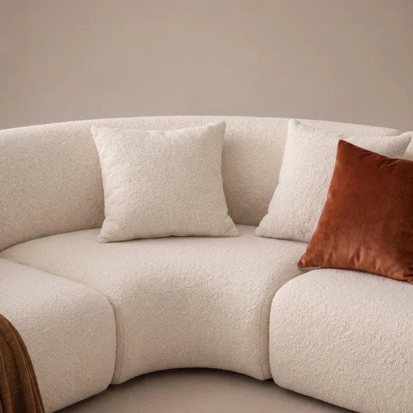 Viona-Modular-Corner-Sofa Viona Modular Corner Sofa in beige linen by Marina Living UAE