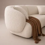 Viona Modular Corner Sofa in beige linen by Marina Living UAE
