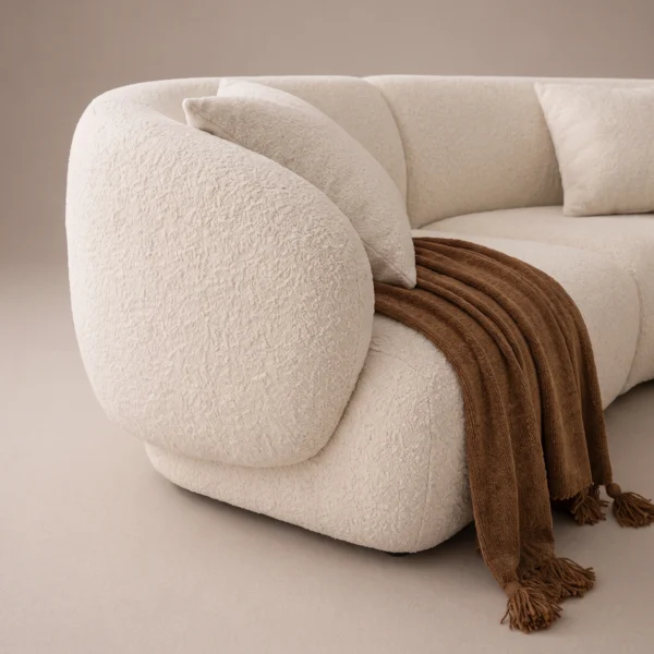Viona-Modular-Corner-Sofa Viona Modular Corner Sofa in beige linen by Marina Living UAE