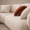 Viona-Modular-Corner-Sofa Viona Modular Corner Sofa in beige linen by Marina Living UAE