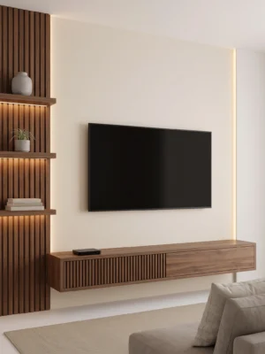 Walden Walnut TV Media Wall Unit Walden Walnut TV Media Wall Unit by Marina Living UAE