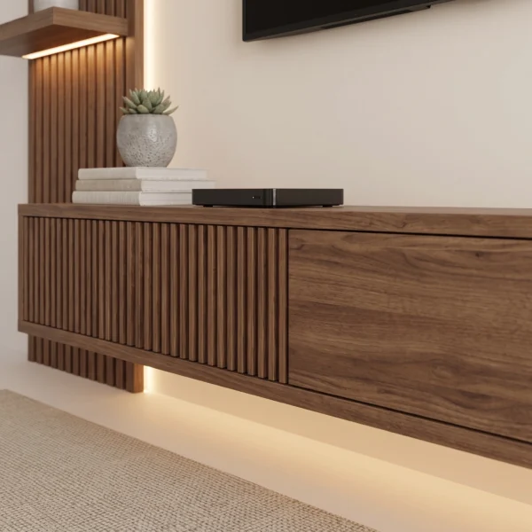 Walden Walnut TV Media Wall Unit Walden Walnut TV Media Wall Unit by Marina Living UAE