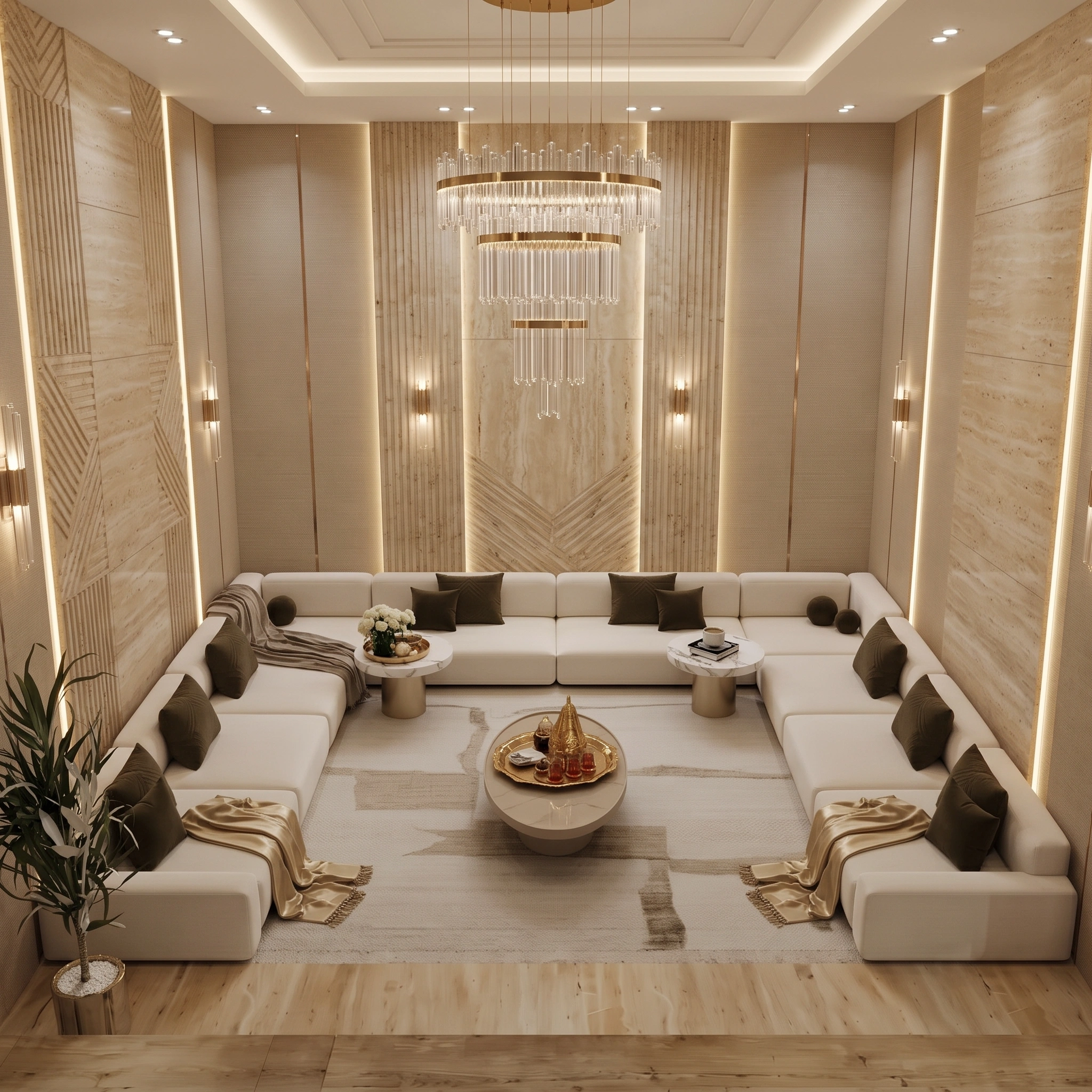 Zayla Arabic Majlis 10-Seater Lounge Set Dubai UAE