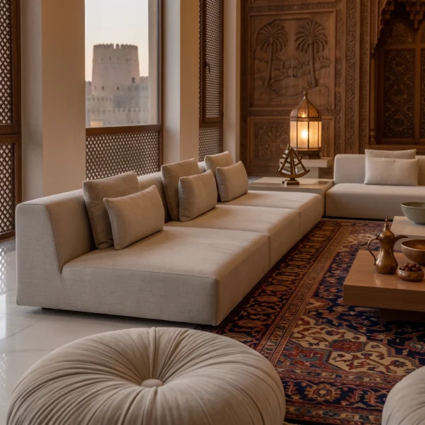 Zayyan Luxury Majlis Corner Sofa Zayyan Luxury Majlis Corner Sofa by Marina Living in Dubai UAE