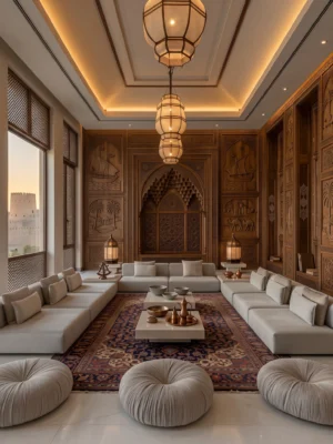 Zayyan Luxury Majlis Corner Sofa Zayyan Luxury Majlis Corner Sofa by Marina Living in Dubai UAE