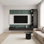 Zenvia Modern Wall-Mounted TV Unit by Marina Living UAE