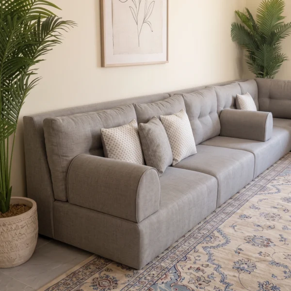 Zohour Arabian Majlis Sofa Set Dubai UAE (5) Tufted Majlis Sofa Abu Dhabi UAE