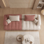 2 Seater Sofa Two Tone Sofa UAE Dubai