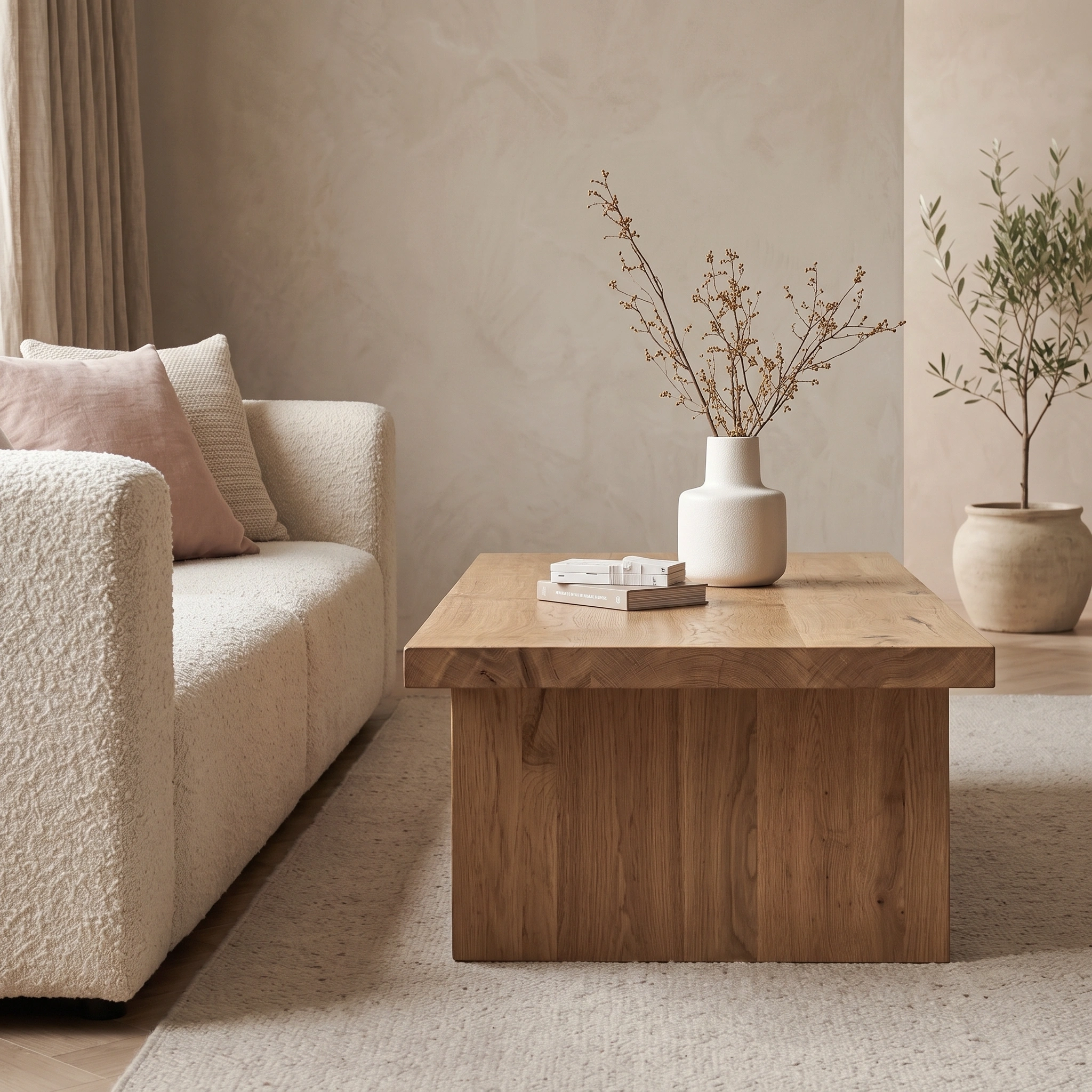 Modern Oak Coffee Table Dubai