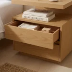 Ardena Floating Wood Nightstand Dubai