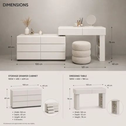 Serenelle Modern Dressing Table Dubai UAE