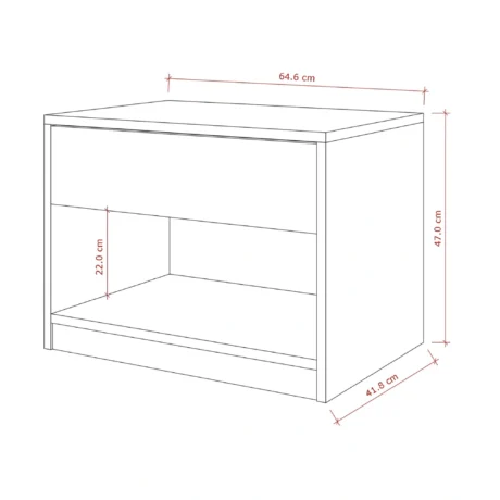 Marina Living nightstand.